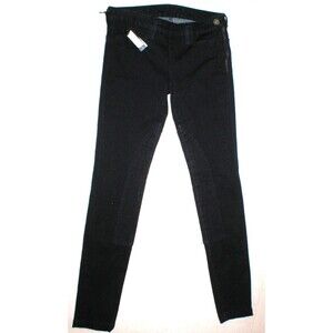 New Womens NWT William Rast Designer Jeans 26 Skinny Dark Fox C Riding Pant